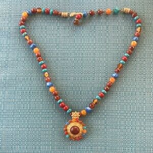 Liz Claiborne Goldtone Multi-Colored Beaded Necklace